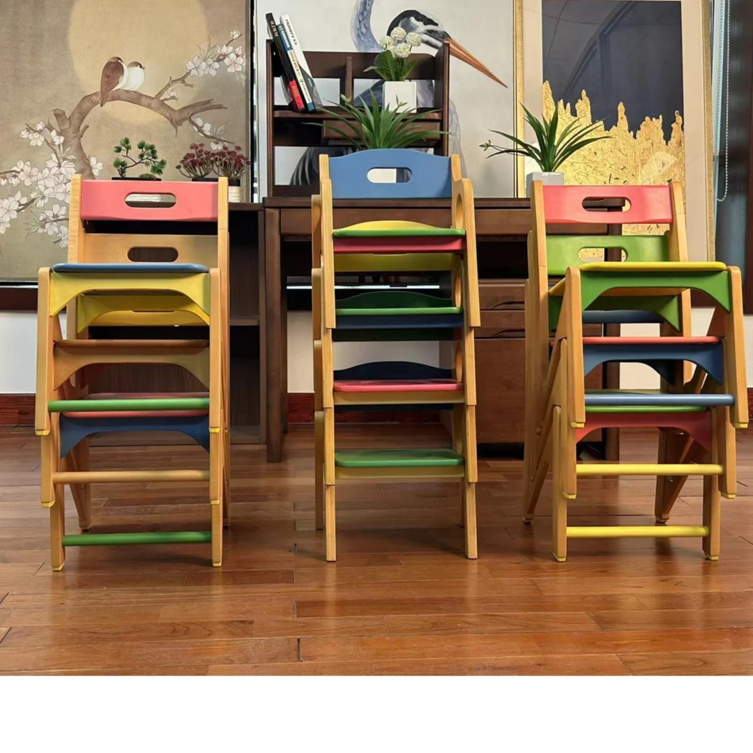 纯实木椴木儿童椅，颜色多样，风格百搭，高环保无异味，实用性价比高