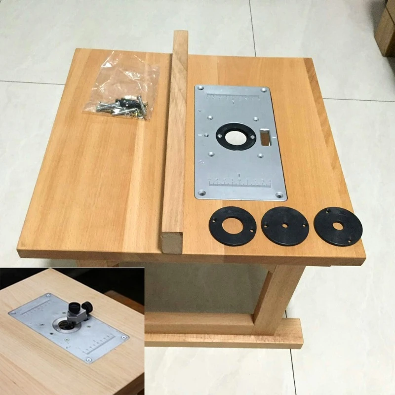 木工新型工具适用铸铝修边机倒装面板修边机倒装板罗机板不含木桌