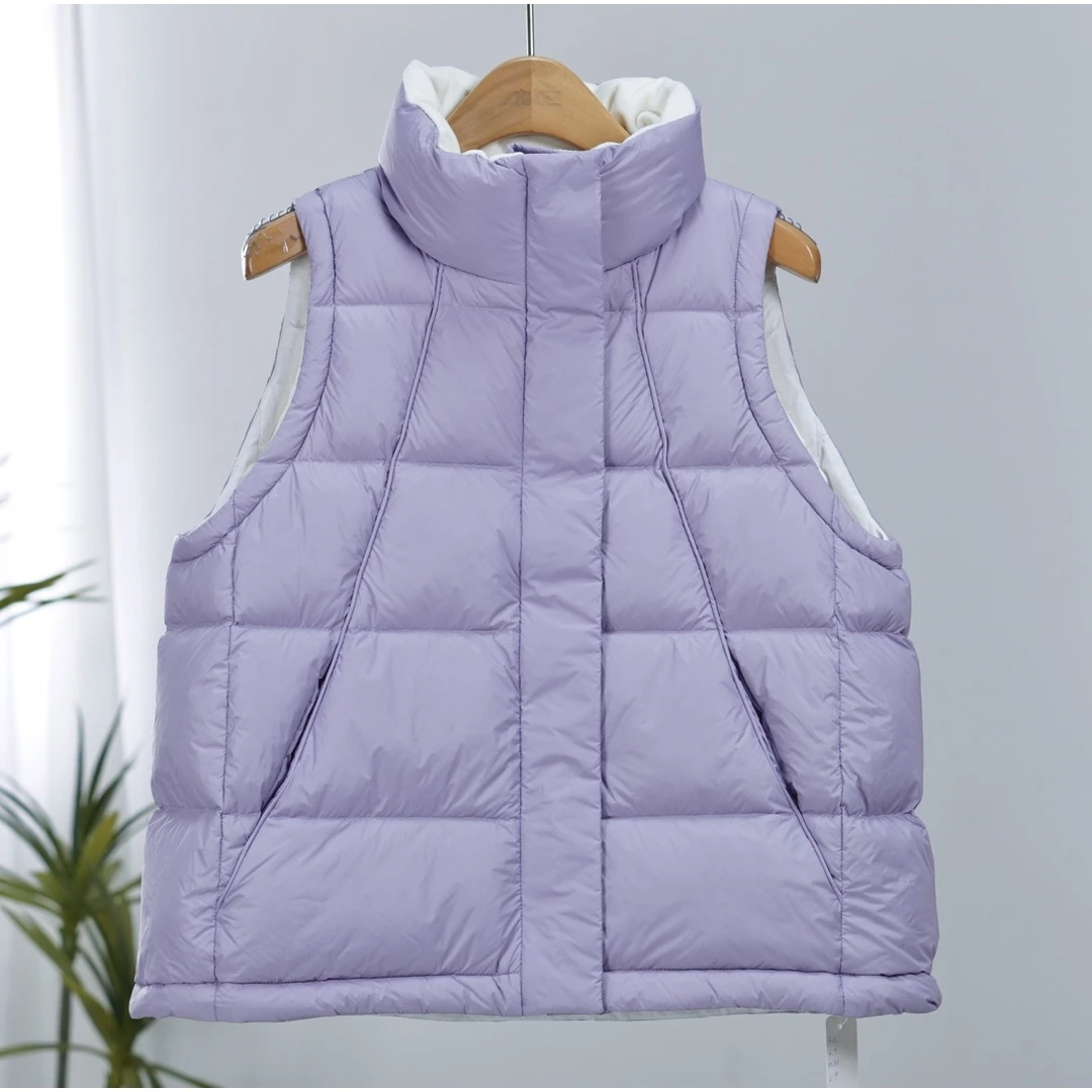 网Yi系列   WF001   女装简约时尚马甲外套紫色FH2023-58