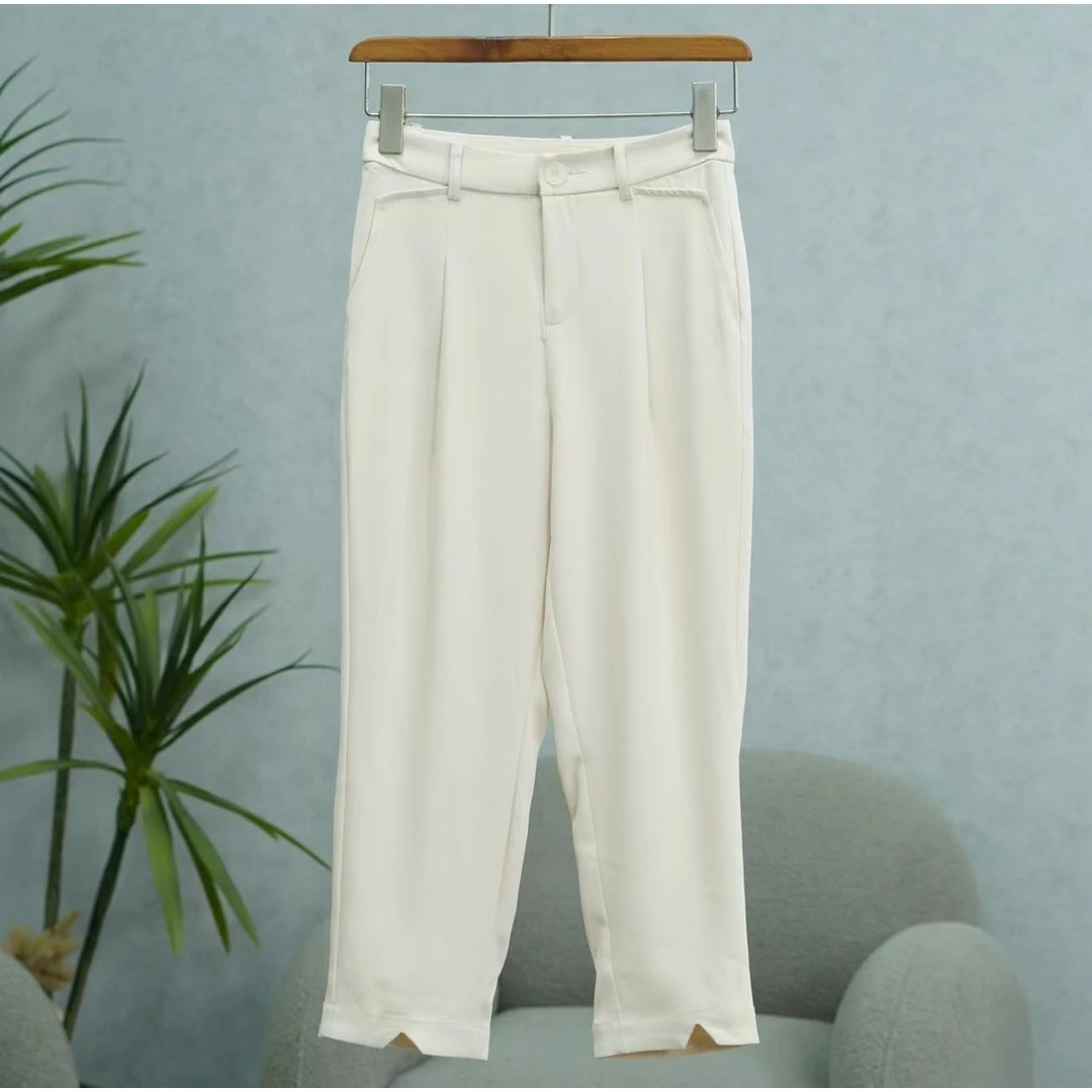 Shi系列   E598   女装简约时尚休闲裤杏色2225152