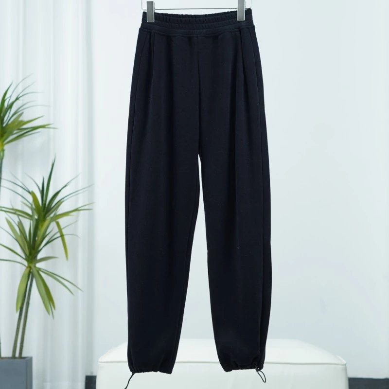 秋系列  E113-1  女装时尚撤柜秋冬加绒长裤黑色3505501