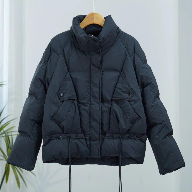 迪系列  F048  女装时尚撤柜秋冬羽绒服黑色23AW-1505AH