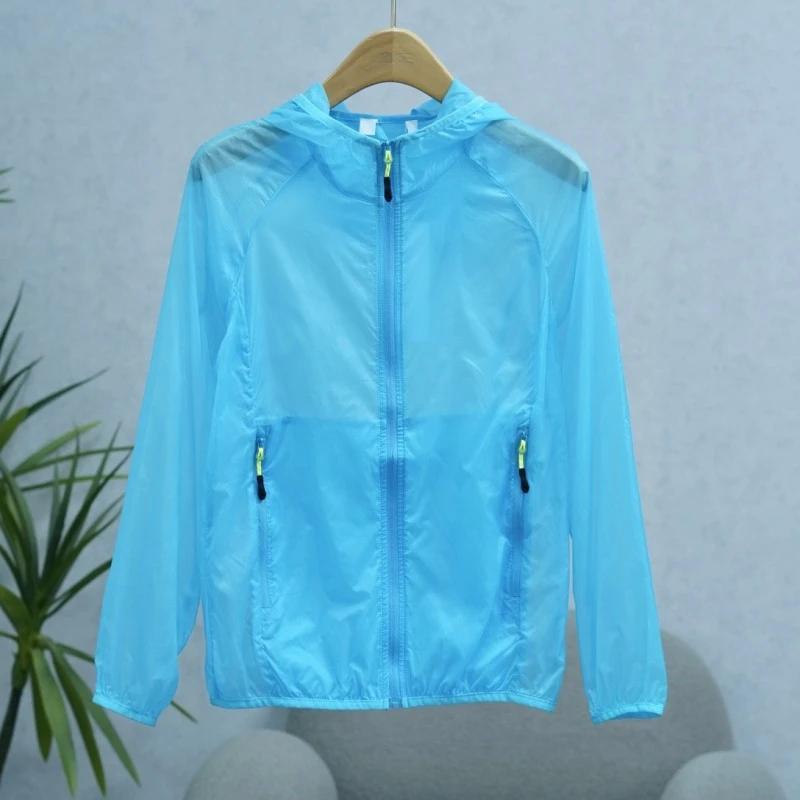 新AI系列  WZ167  女装时尚撤柜防晒外套蓝色AYLBD91002X