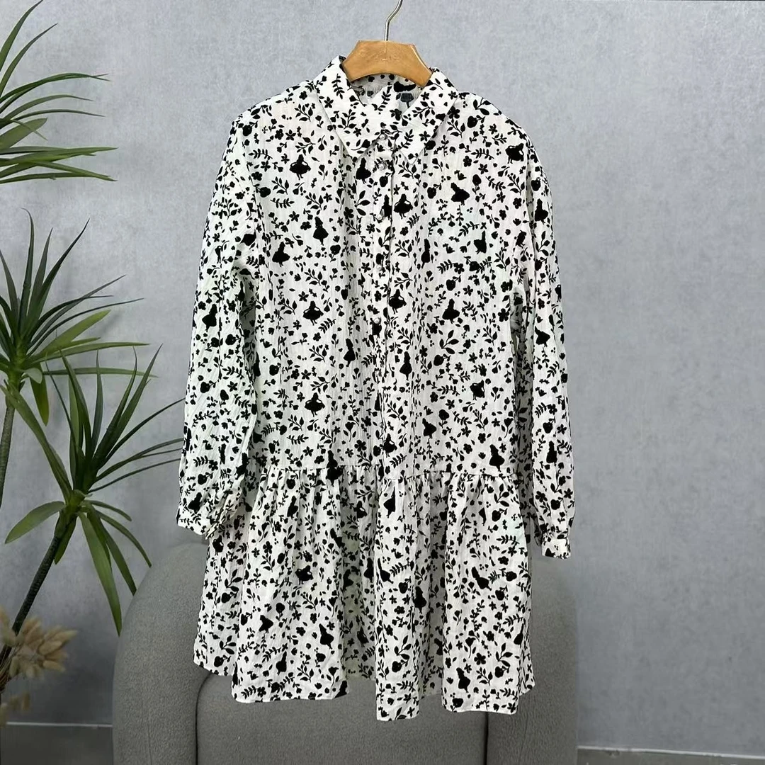 LI丽系列  Z869-1   女装时尚撤柜长袖连衣裙浅米C79366061