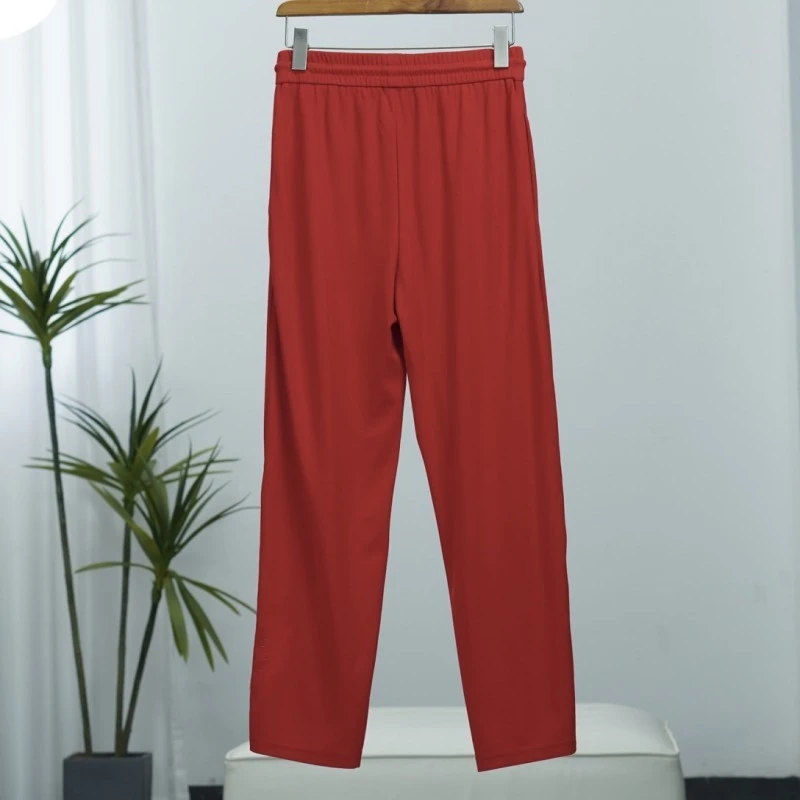 嘴系列  Y504  女装时尚撤柜针织长裤红色PFAPT211071W