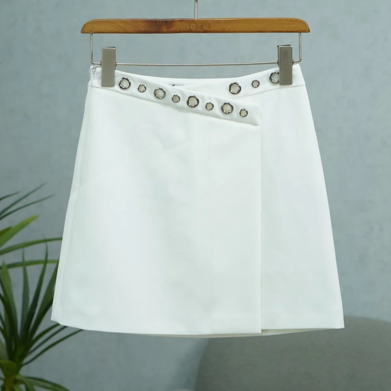 LI丽系列  Z511  女装时尚撤柜休闲半身裙白色61046011