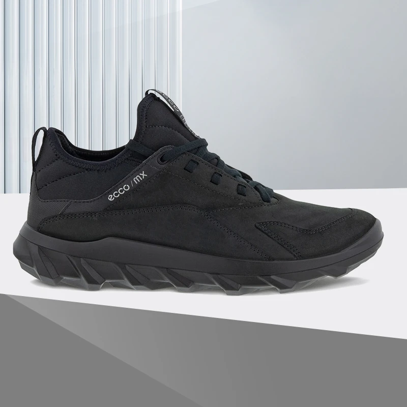 【 驱动皮面】ECCO爱步潮搭男士舒适耐穿综训跑鞋老爹鞋820184