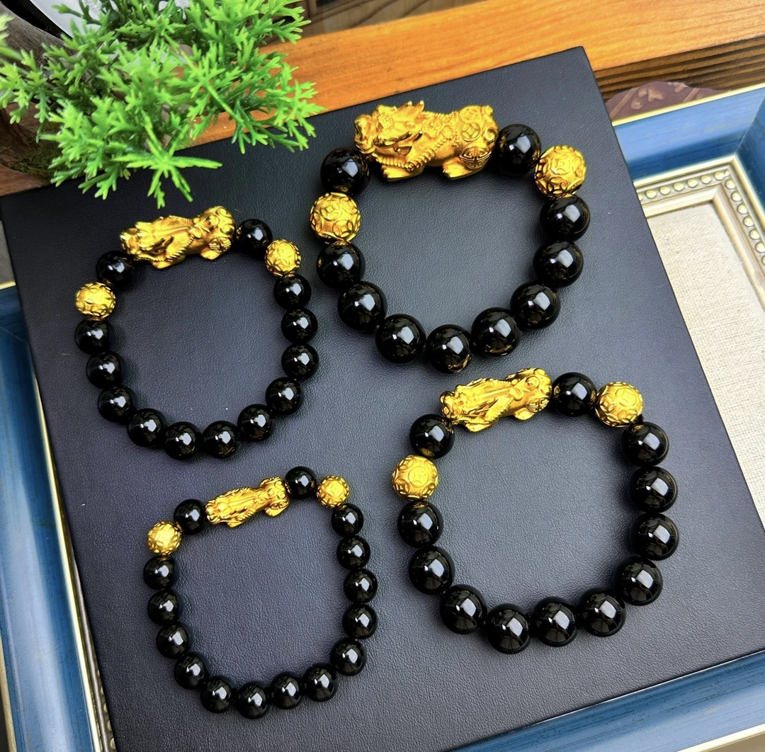 合金手链 貔貅手链 时尚磨砂经典情侣款