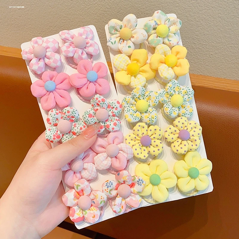 小众2025甜美皮筋头饰气质耐用扎马尾不伤发头绳花朵简约可爱发圈