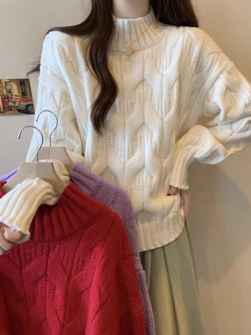 【开播福利】清妍秋冬样衣版衣时尚百搭毛衣加厚开衫外套慵懒风