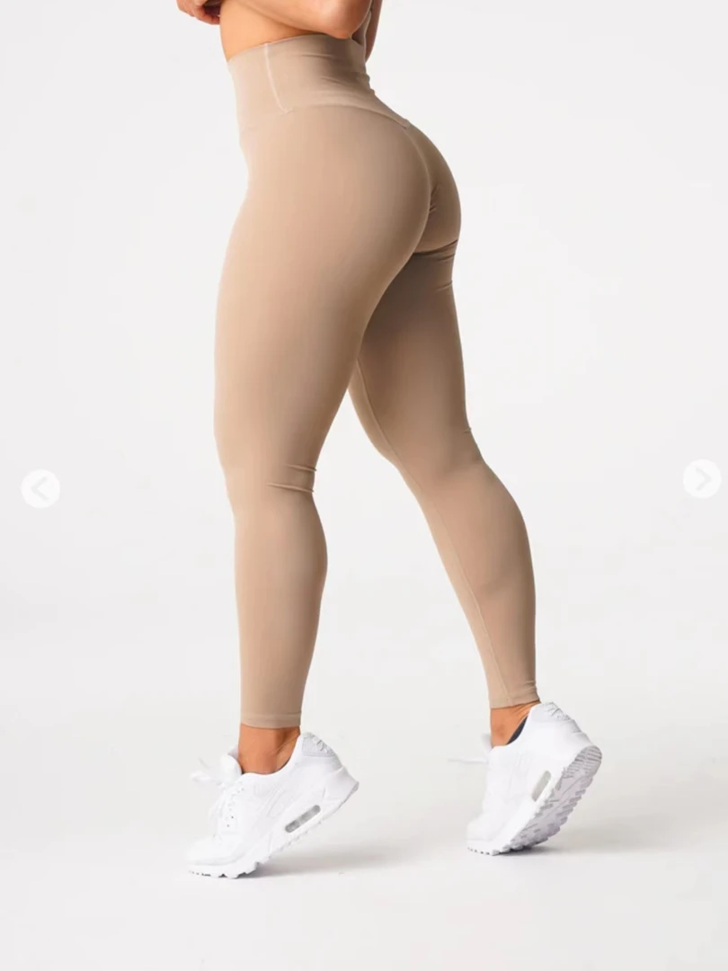 裸感运动健身长裤