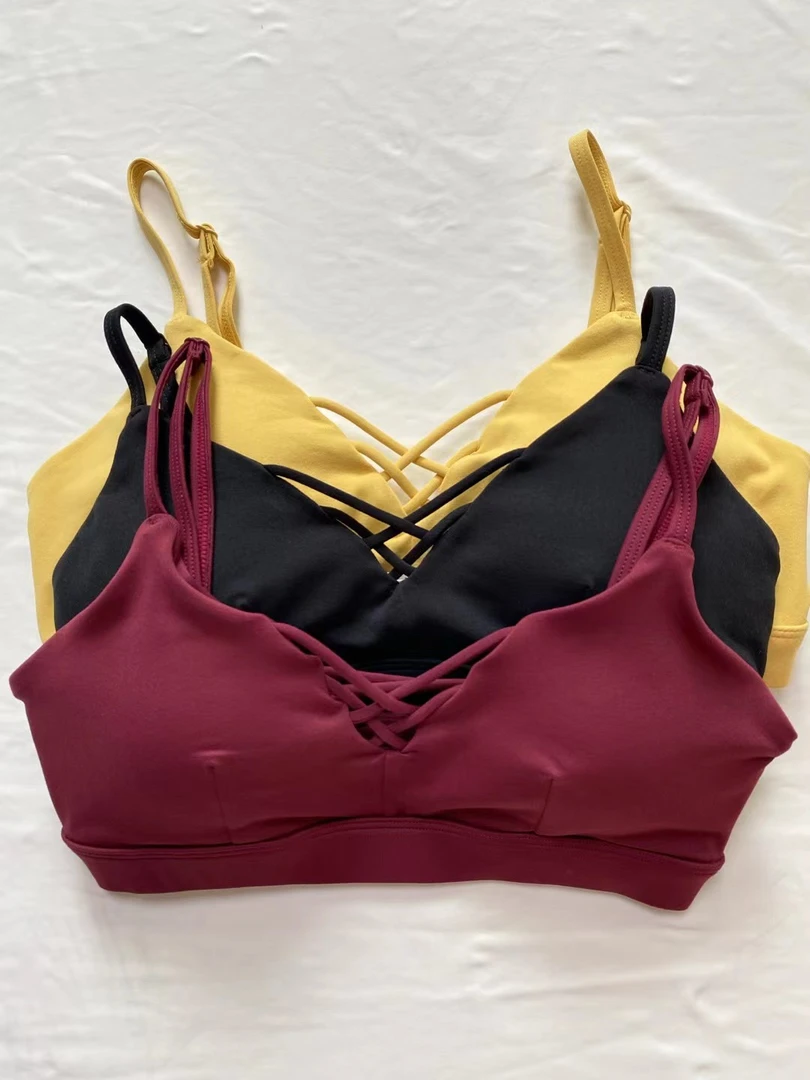 福利品运动美背锦纶面料