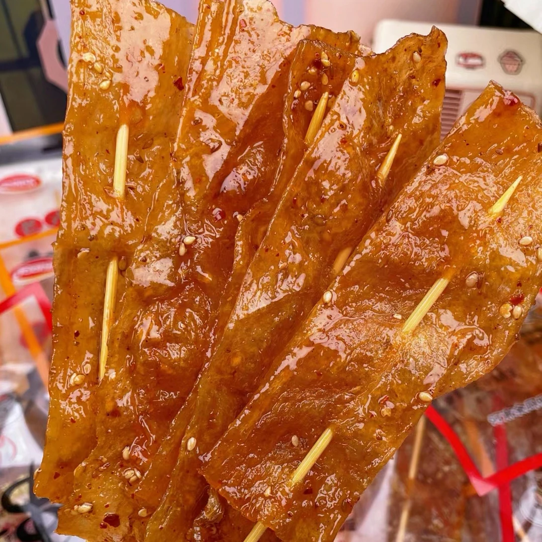 【童年零食】余同乐老式大撸串228g香辣味黑鸭味解馋零食