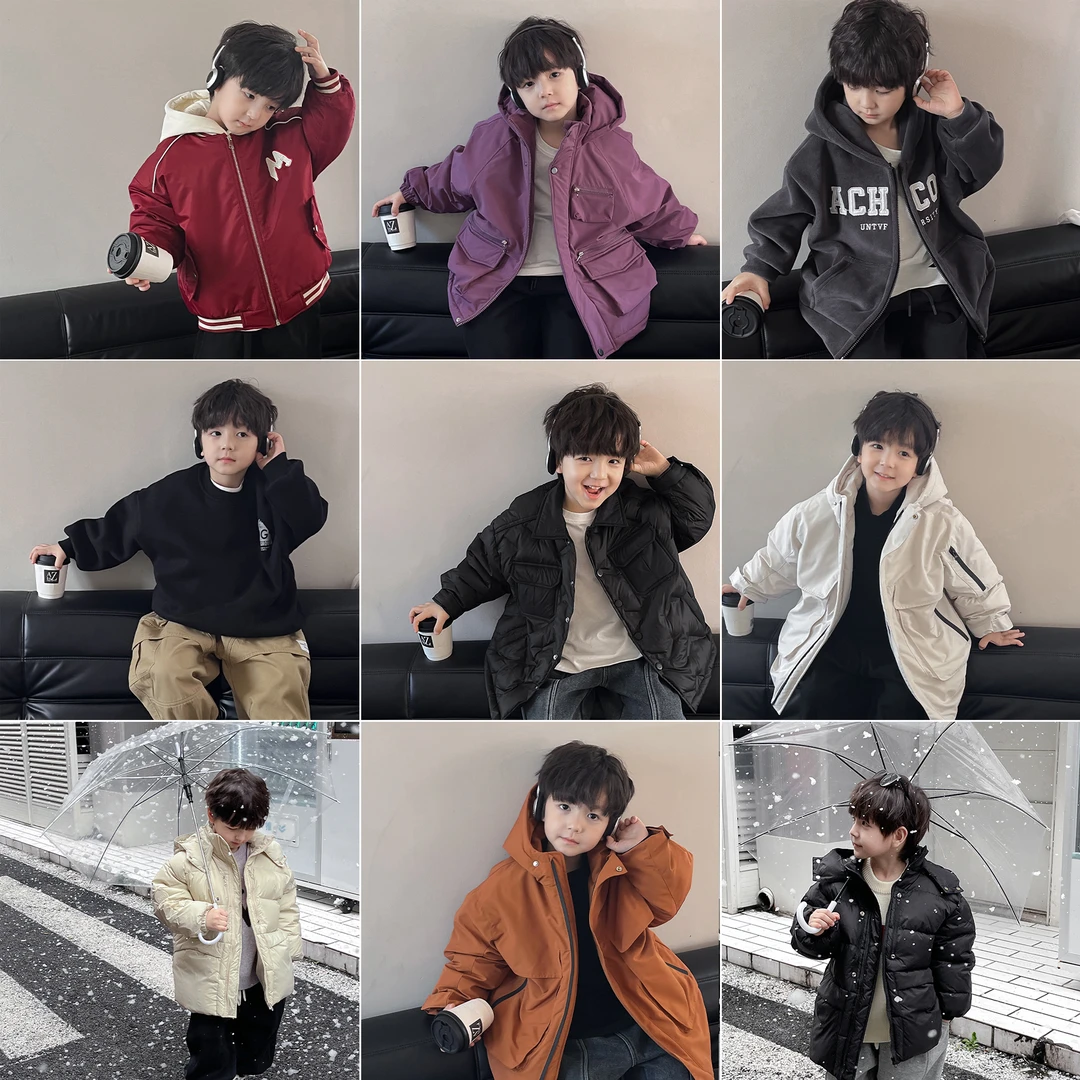【韩小圈童品】2023冬季新款高定组合秋款儿童小童秋冬韩版洋气套装