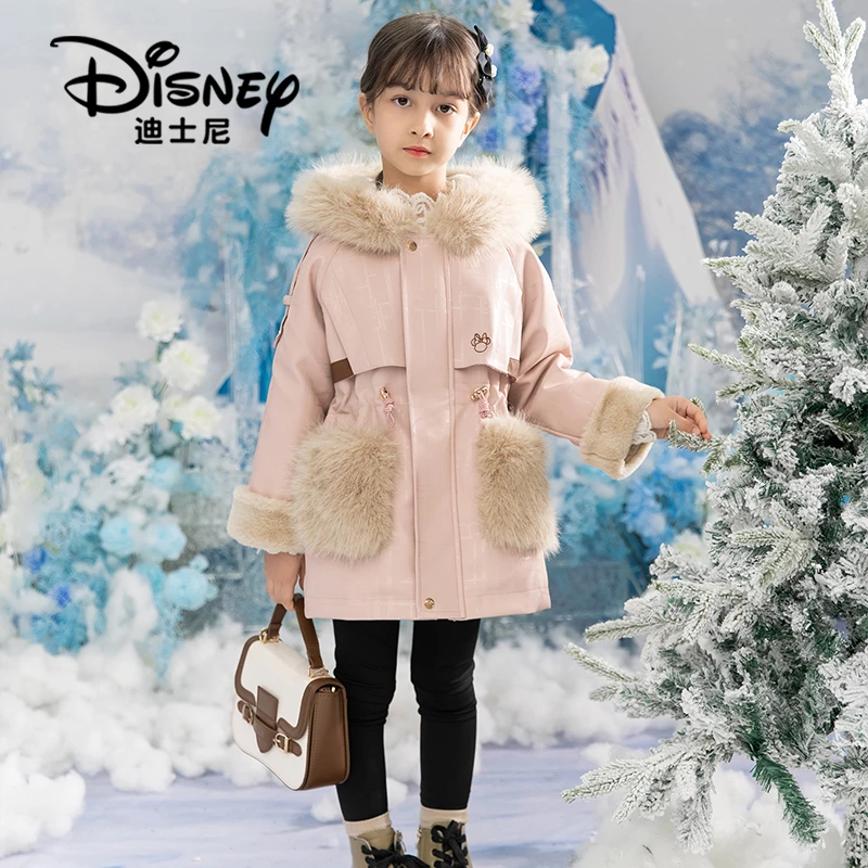 【备】Disney/迪士尼冬季新款休闲洋气时尚中长款派克服XCE4PJ113