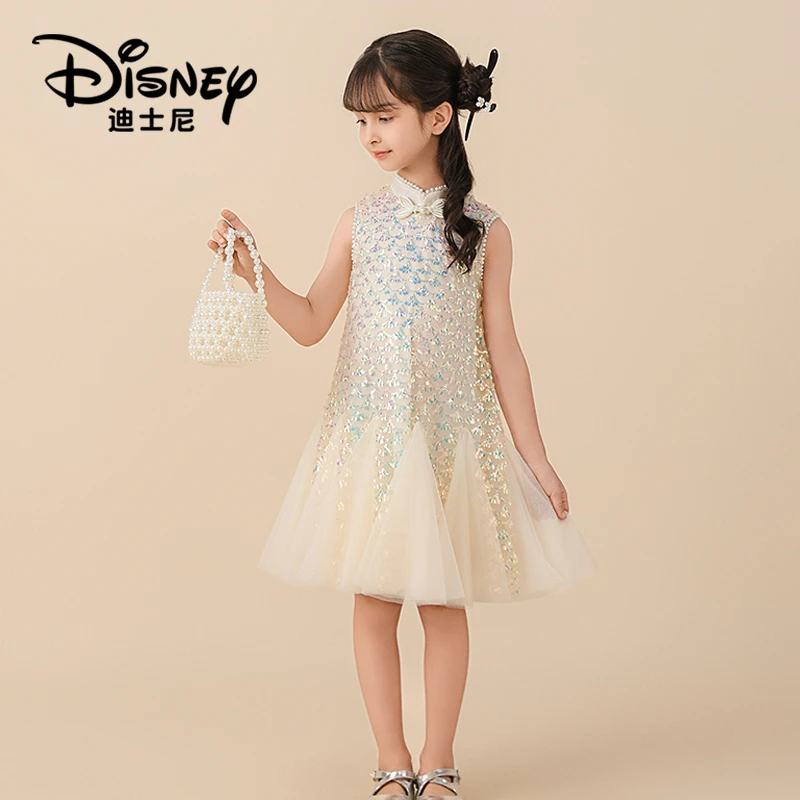 【XH】Disney/迪士尼女童夏洋气日常淑女公主连衣裙XCR2SQ104