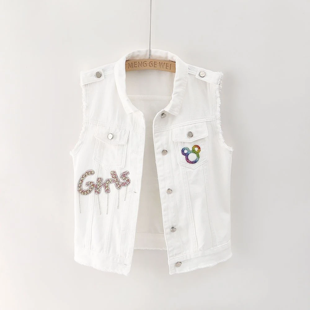 叠穿牛仔马甲女春秋季显瘦爆款潮新款洋气背心上衣马夹外穿女女款