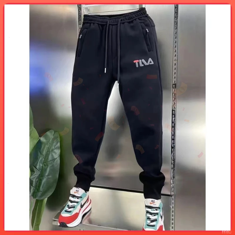 束脚休闲百搭潮流时尚卫裤男士纯色休闲裤新款宽松运动裤秋季2420