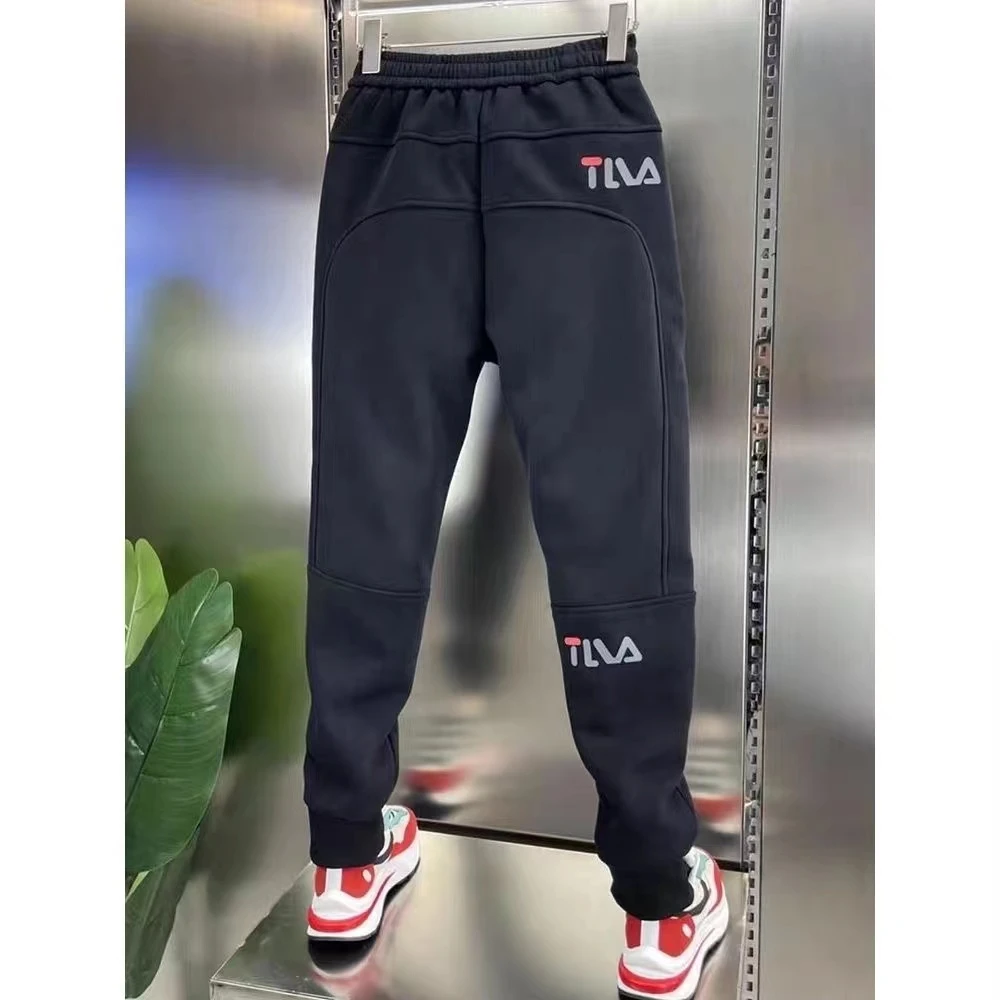 2024秋季新款休闲卫裤男士束脚宽松潮流时尚百搭运动裤纯色休闲裤