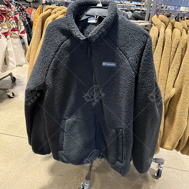 COLUMBIA/哥伦比亚 男款羊羔绒棉服2106541-010