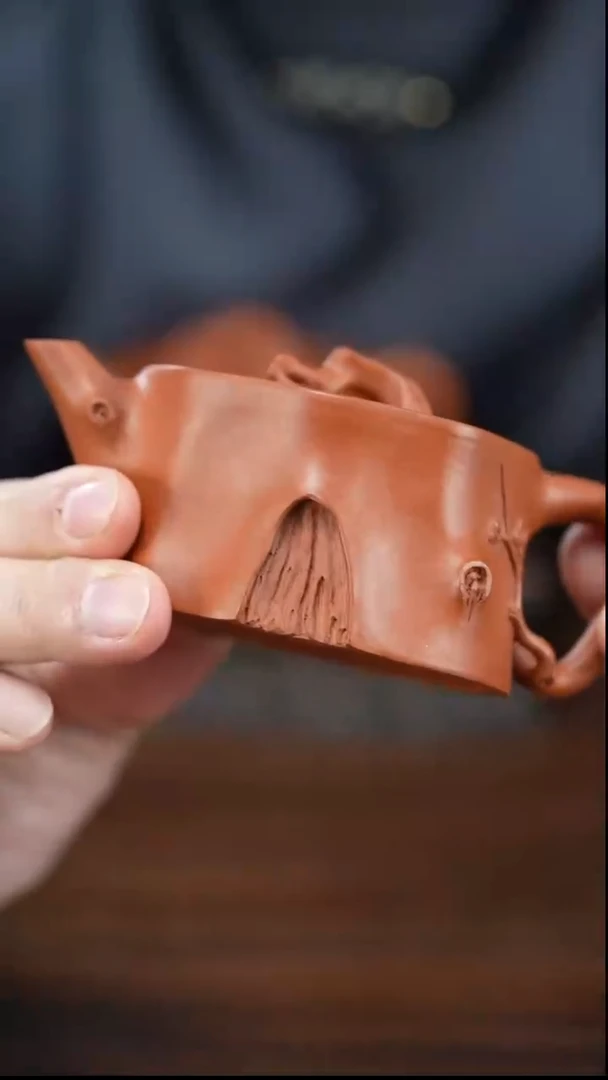 【闪购商品】紫砂茶壶梅桩微瑕盖凹