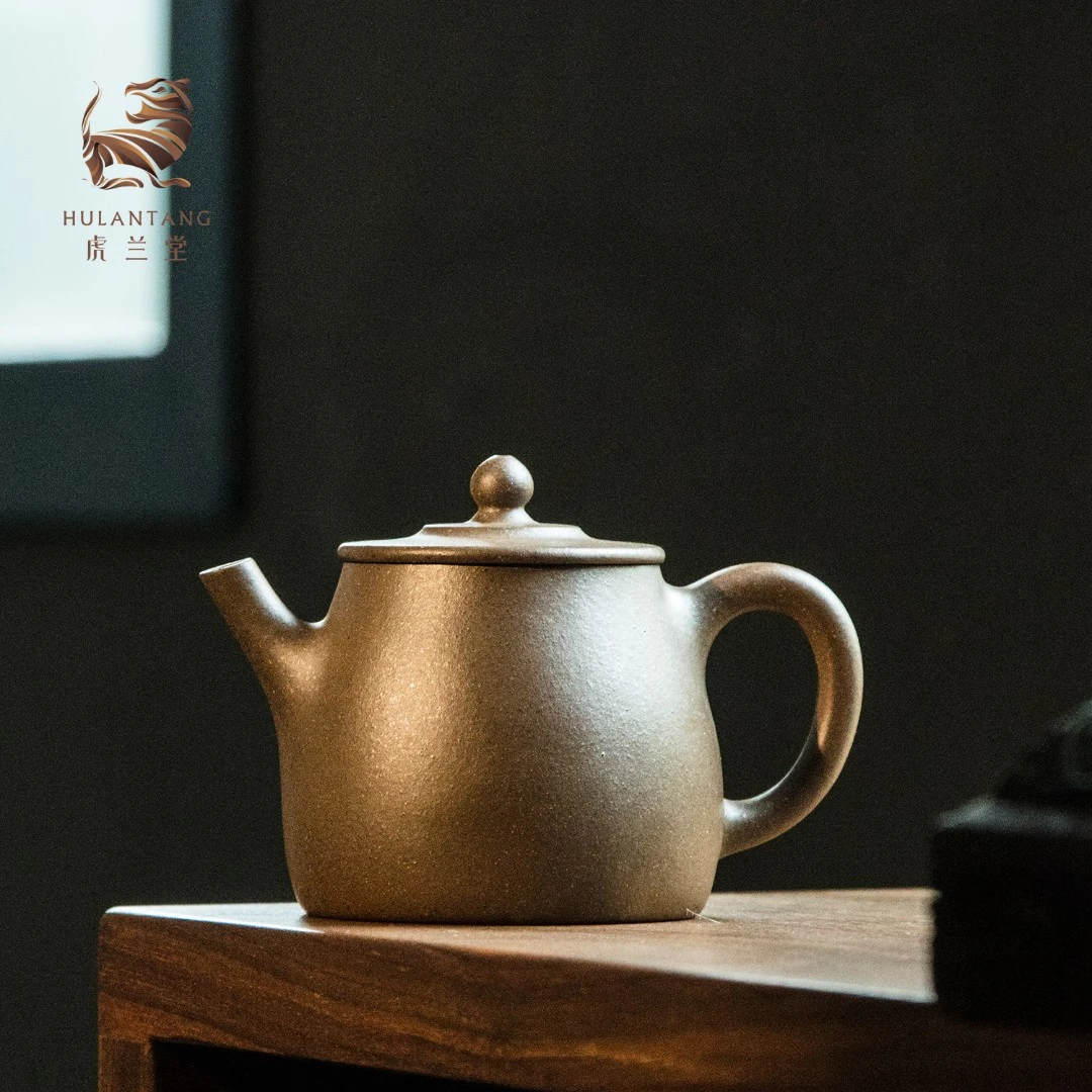 虎兰堂张玉祥饮瑜150CC宜兴手工紫砂壶直流大口盖茶壶投茶出茶爽
