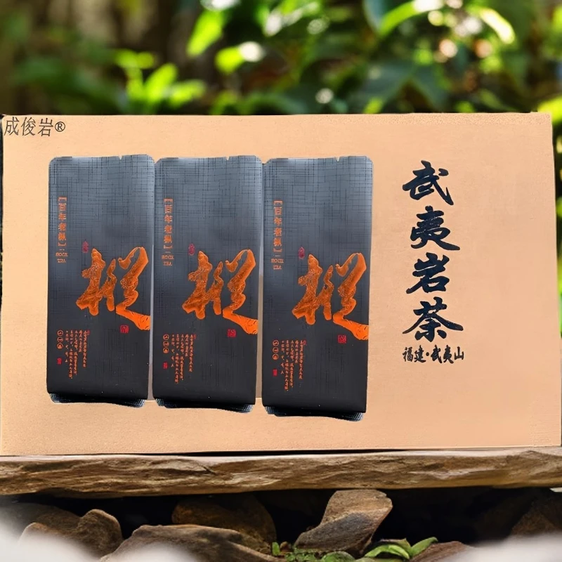 茶百年老枞水仙福建武夷山大红袍茶叶正岩肉桂乌龙茶浓香型