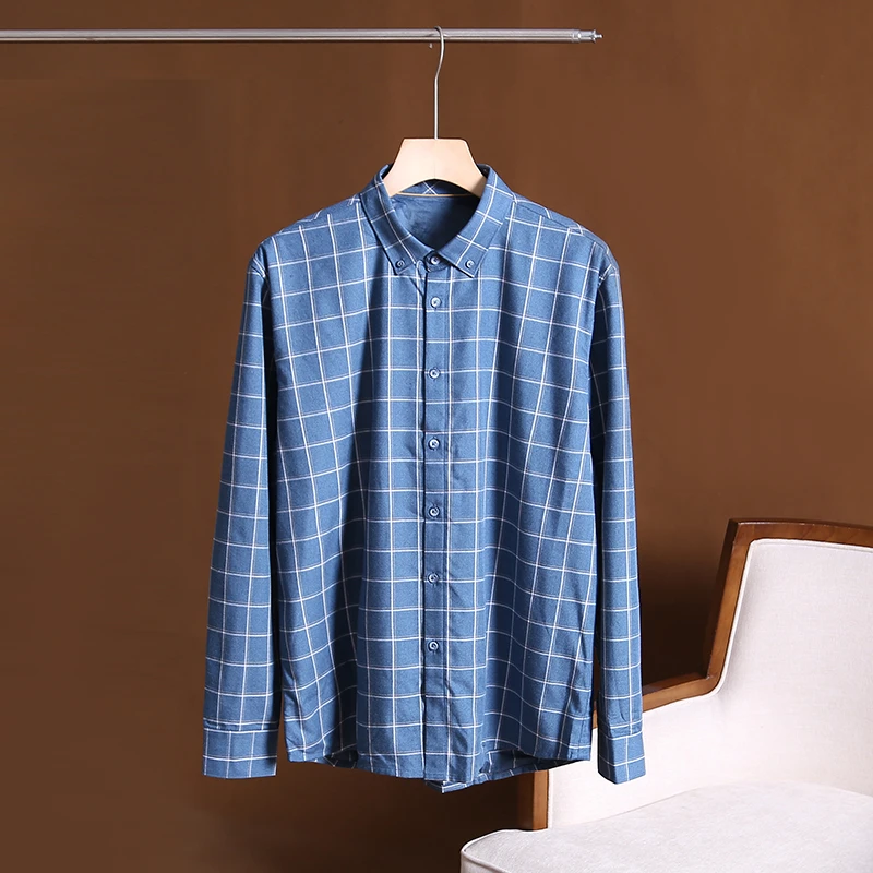 特 加绒保暖！秋冬加厚！秋冬格子长袖衬衫衣 H4025 男装 C4