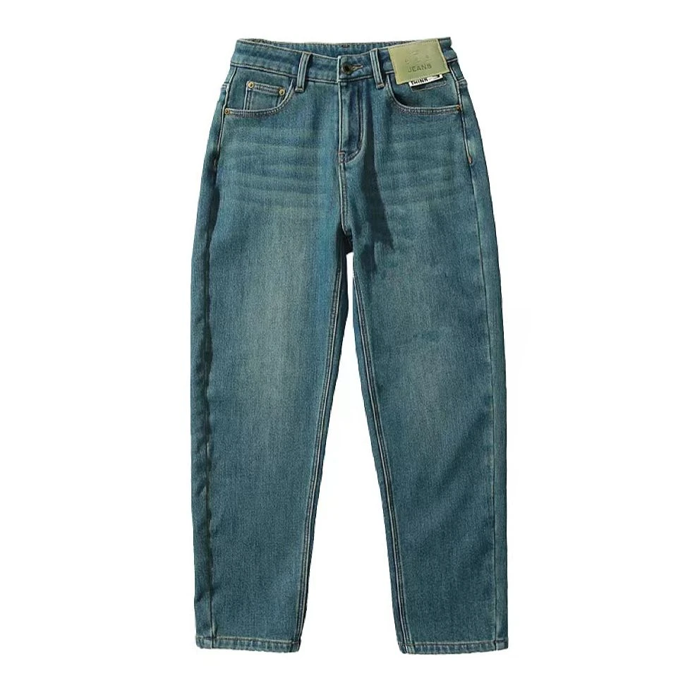 特！加绒加厚！显瘦高腰老爹牛仔裤 W6191 女装 E304