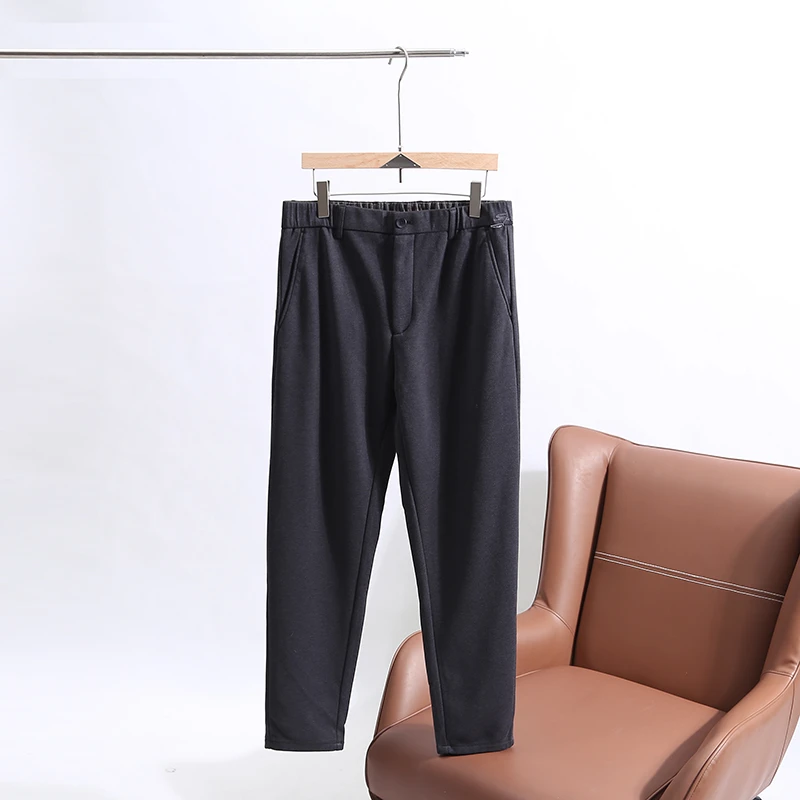 特！撤柜秋冬好裤！加绒加厚+松紧腰！弹力上班休闲裤 H3980 男装C14