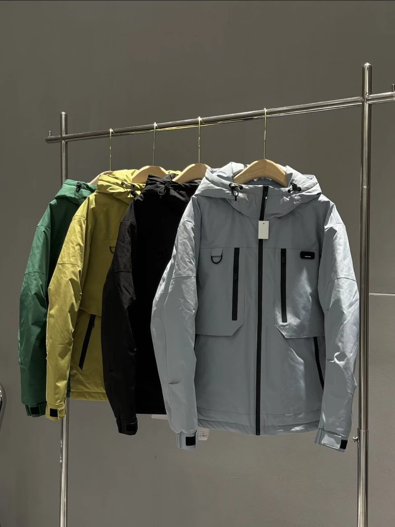 90大朵绒+专业户外三防！严密防寒情侣羽绒服 H4578 男女款 FB024