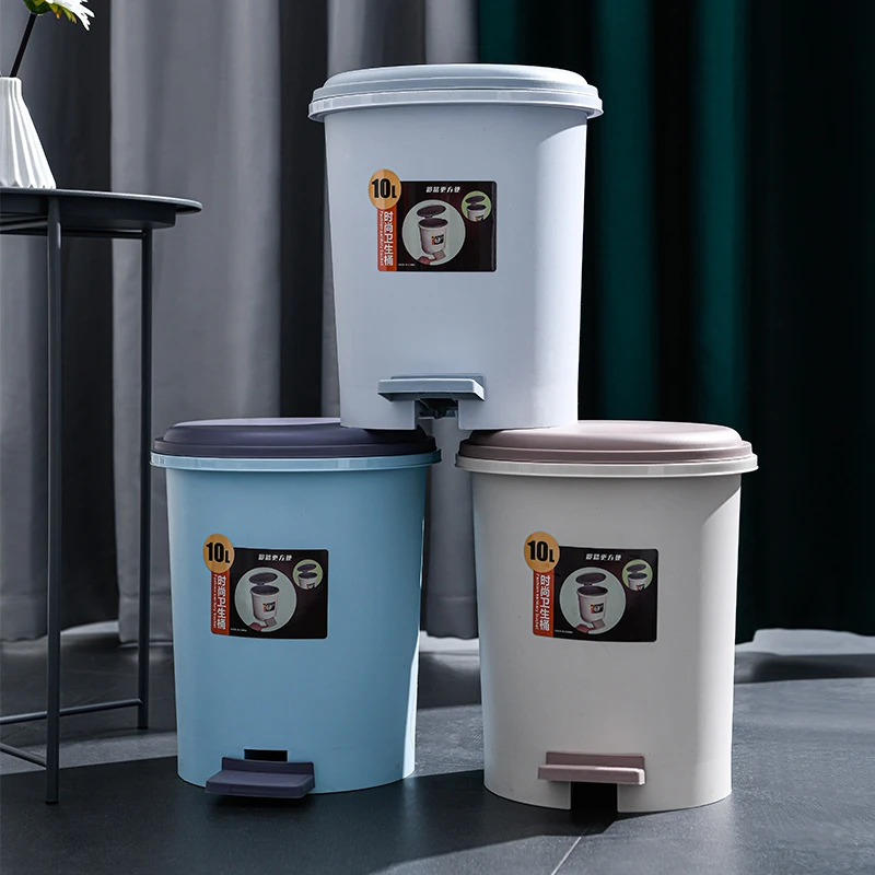 创意大号有盖脚踩带盖垃圾桶家用脚踏式卫生间厨房客厅垃圾筒有盖