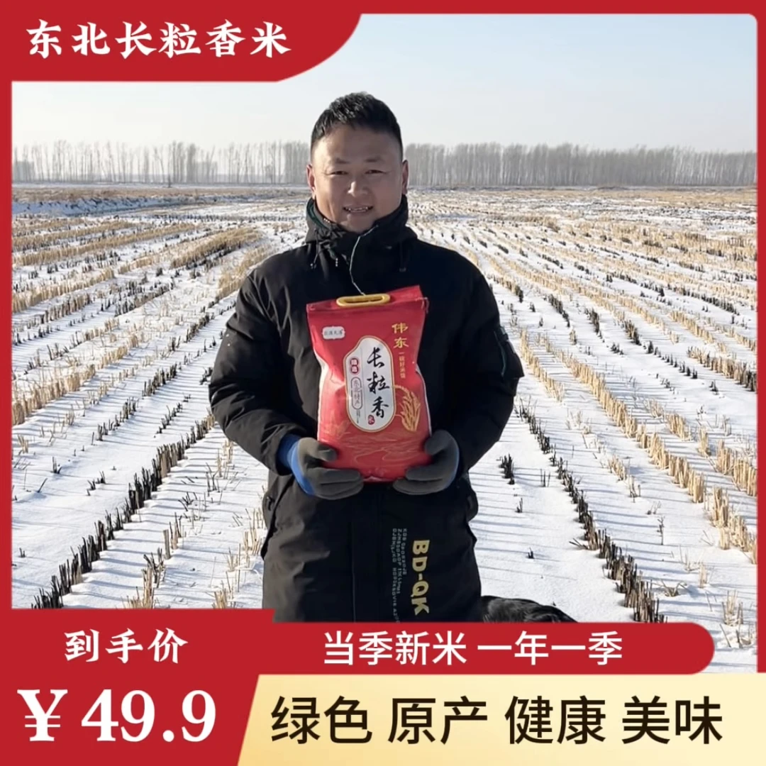 2025年天然新米黑龙江黑土地味道长粒香大米5kg斤鲜米营养清香米