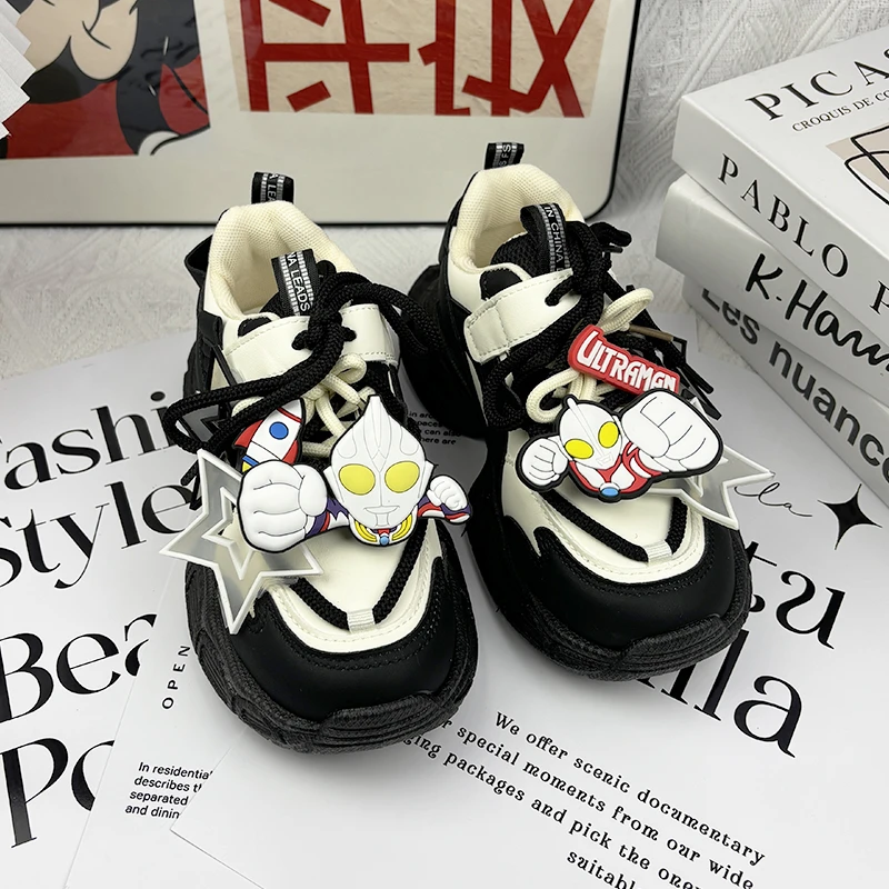 春秋款儿童运动鞋男童鞋子防滑防水小学生鞋子男孩鞋魔术贴易穿脱