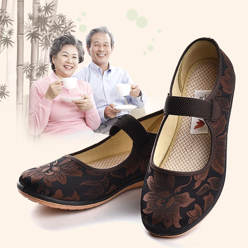 老北京布鞋大码女鞋防滑老人鞋老年人妈妈鞋软底老太太鞋小码3233
