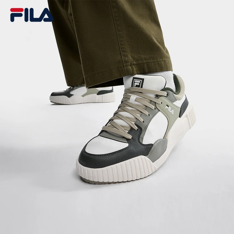Fila/斐乐情侣【防滑耐磨】透气模块鞋休闲运动板鞋 F12M312209F