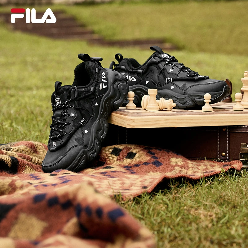 Fila/斐乐情侣款【加绒款猫爪鞋】时尚百搭运动鞋子百搭F12M442107F