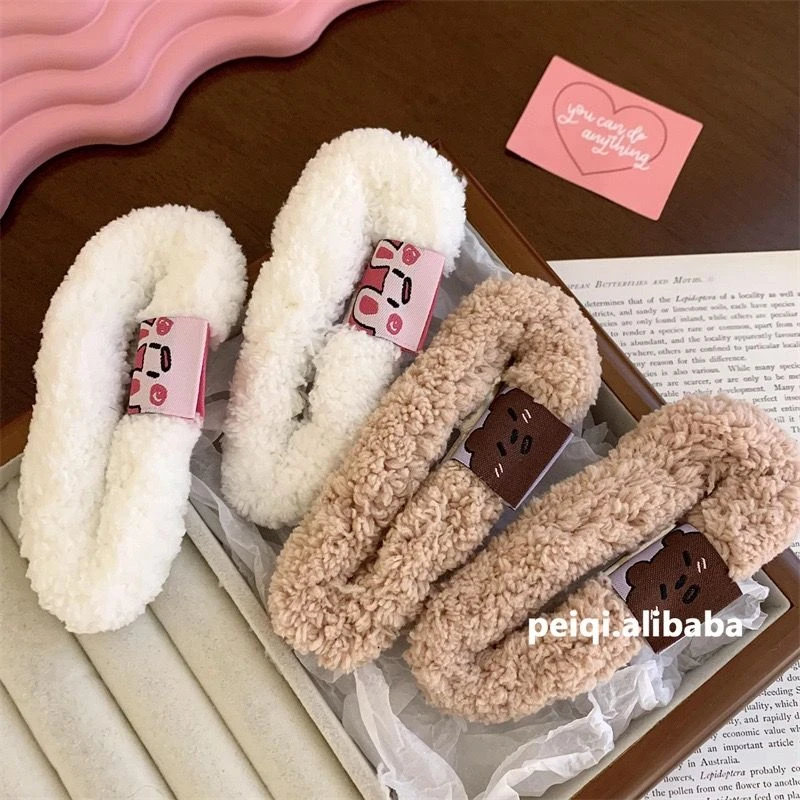 甜美可爱居家少女超大软绵绵BB夹刘海夹百搭发卡边夹头饰发饰品