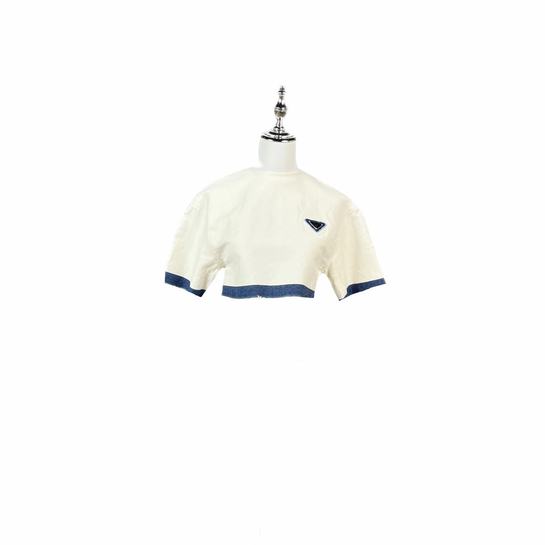 PRADA/普拉达/三角钢标短袖/36码