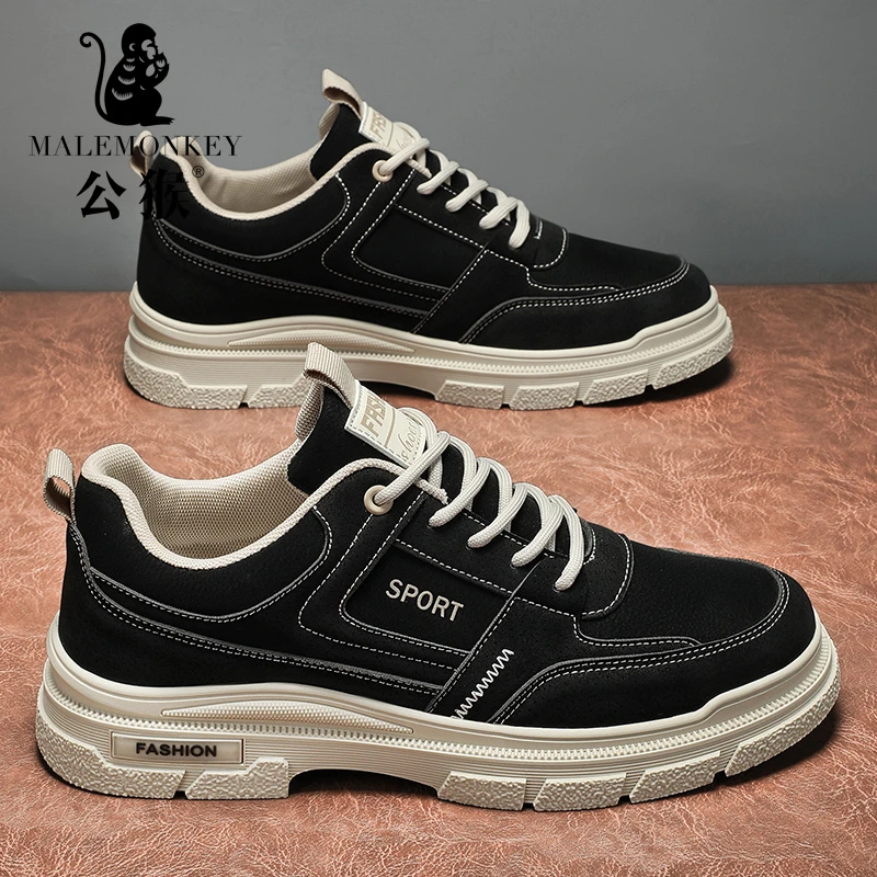 公猴官方正版男鞋夏季厚底运动鞋子男款时尚休闲鞋舒适潮鞋AMD113