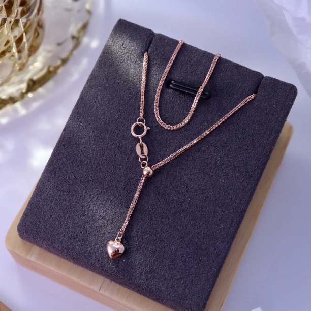 18K金50cm全调肖邦链 抽拉项链多样性发货发其一