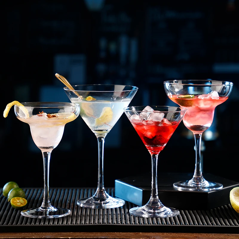 鸡尾酒杯玻璃创意网红马天尼杯酒吧柯林杯高脚杯玛格丽特杯香槟杯