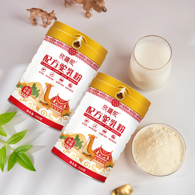 欣疆驼正宗成人高钙富硒益生菌驼乳粉300g/罐 官方正品新鲜营养