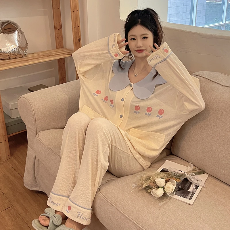 睡衣女家居服冬季