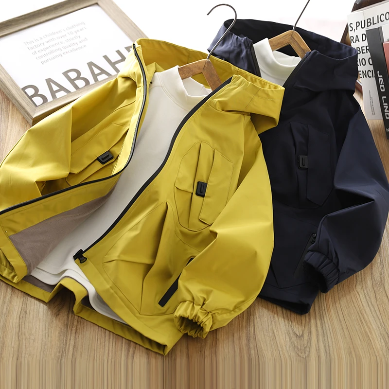 男童加绒外套秋冬装2024新款儿童连帽保暖冬季男孩防风棉衣