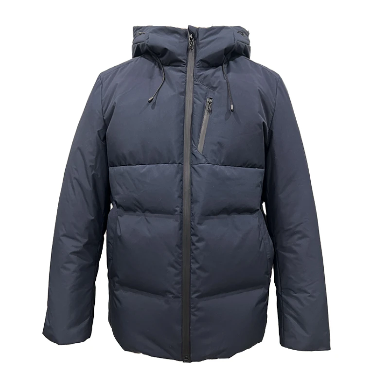 戴帽羽绒服通勤风V&Y男款759515高蓬绒拒水鸭绒冬季保暖时尚商务