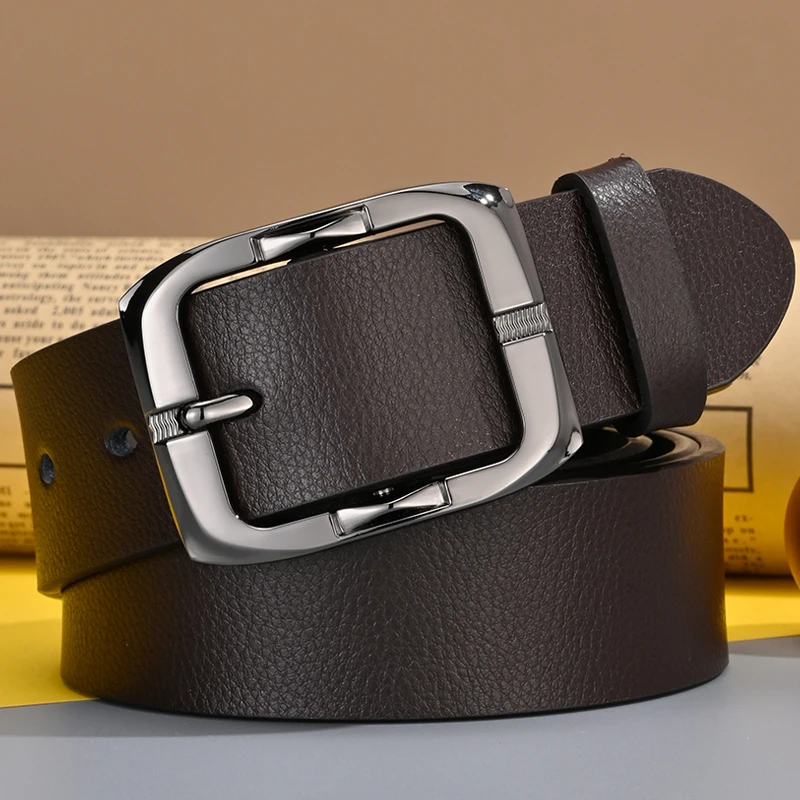 金六狐皮带女款宽版真皮百搭配牛仔裤男腰带女设计感小众时尚针扣