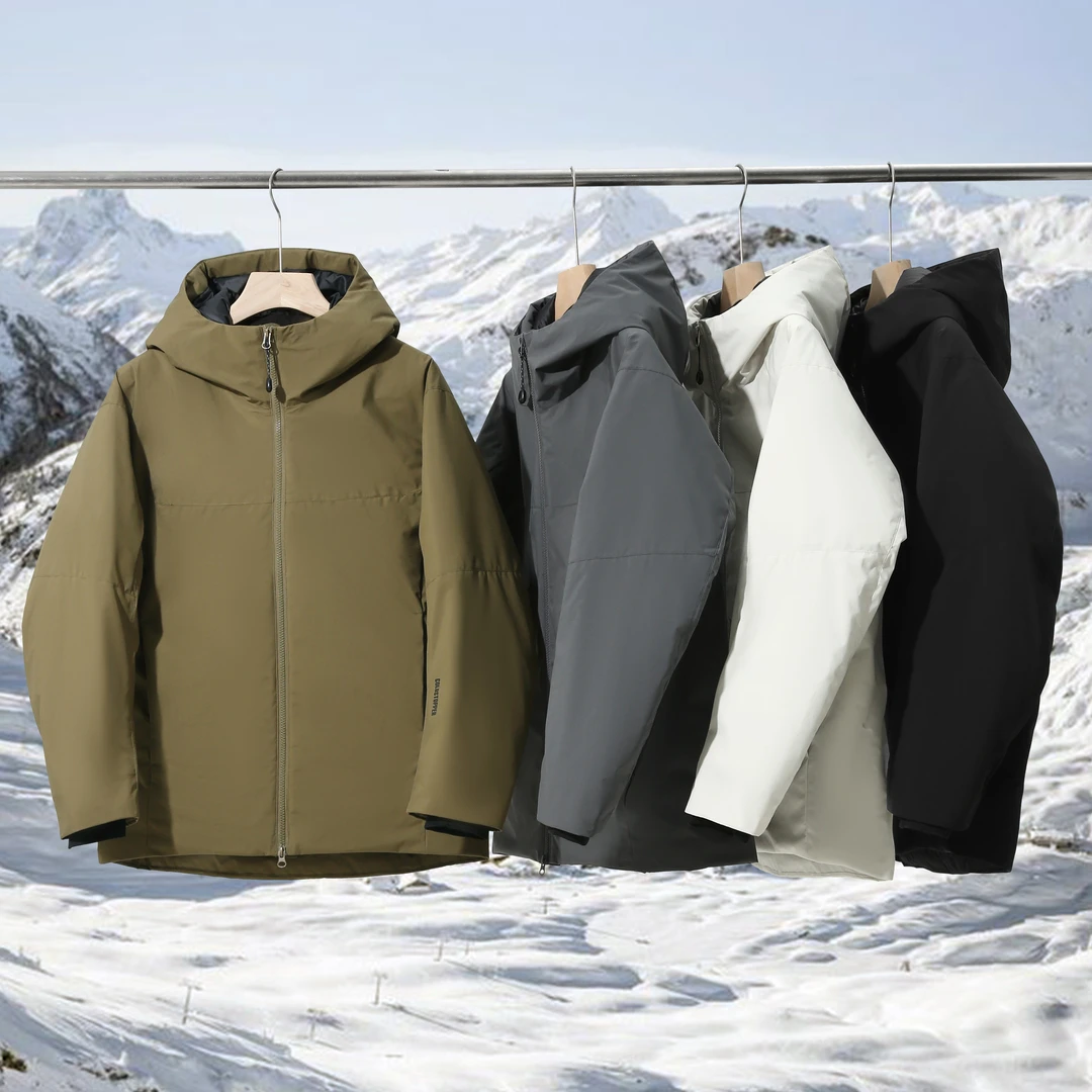 御寒防风！90白鸭绒！男士都市通勤新户外系列保暖羽绒服23150