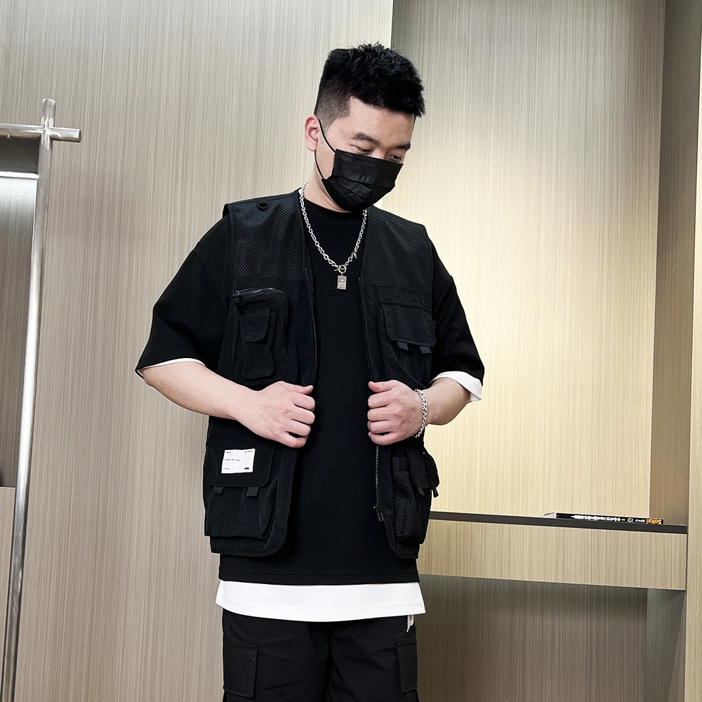 夏季工装马甲百搭好物机能风户外马甲9806