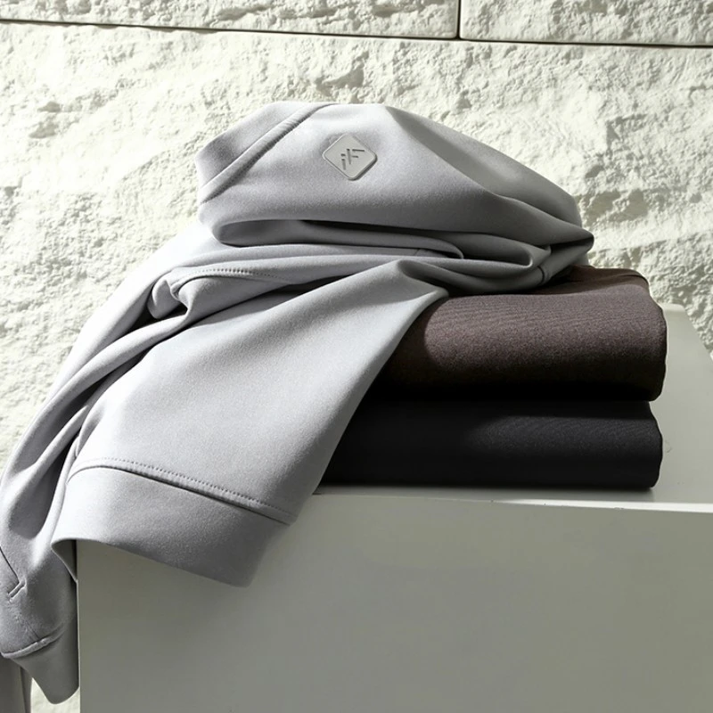 百搭单品！简约又舒适！男士春款运动休闲风百搭透气连帽卫衣 8211